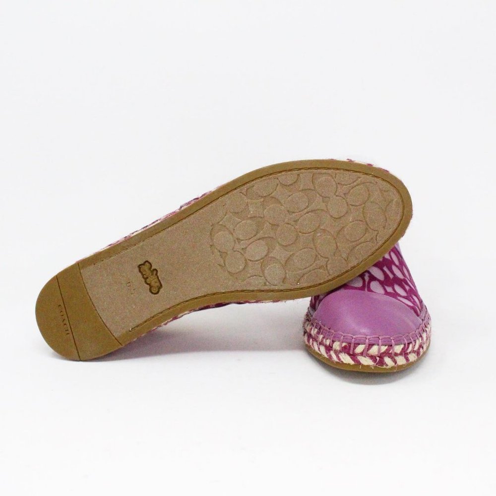 COACH #40467 Lilac Berry Cleo Espadrilles (US 6.5 EU 36.5) - Picture 8 of 9